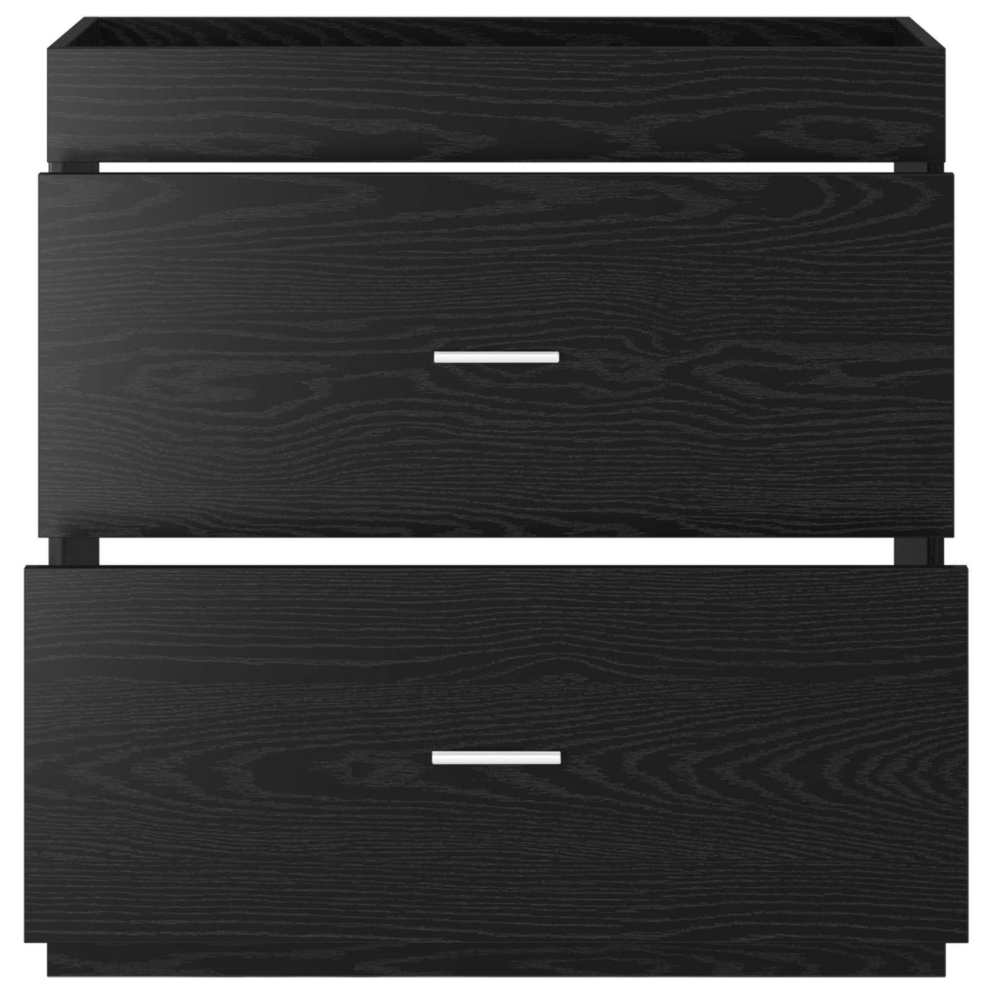 vidaXL Bathroom Under Sink Cabinet Black Oak 78.5 x 37.5 x 81 cm