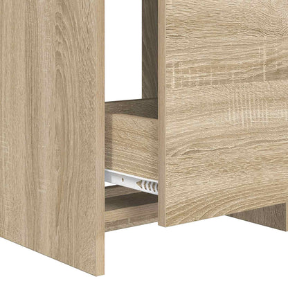 vidaXL Bathroom Under Sink Cabinet Sonoma Oak 78.5 x 37.5 x 81 cm