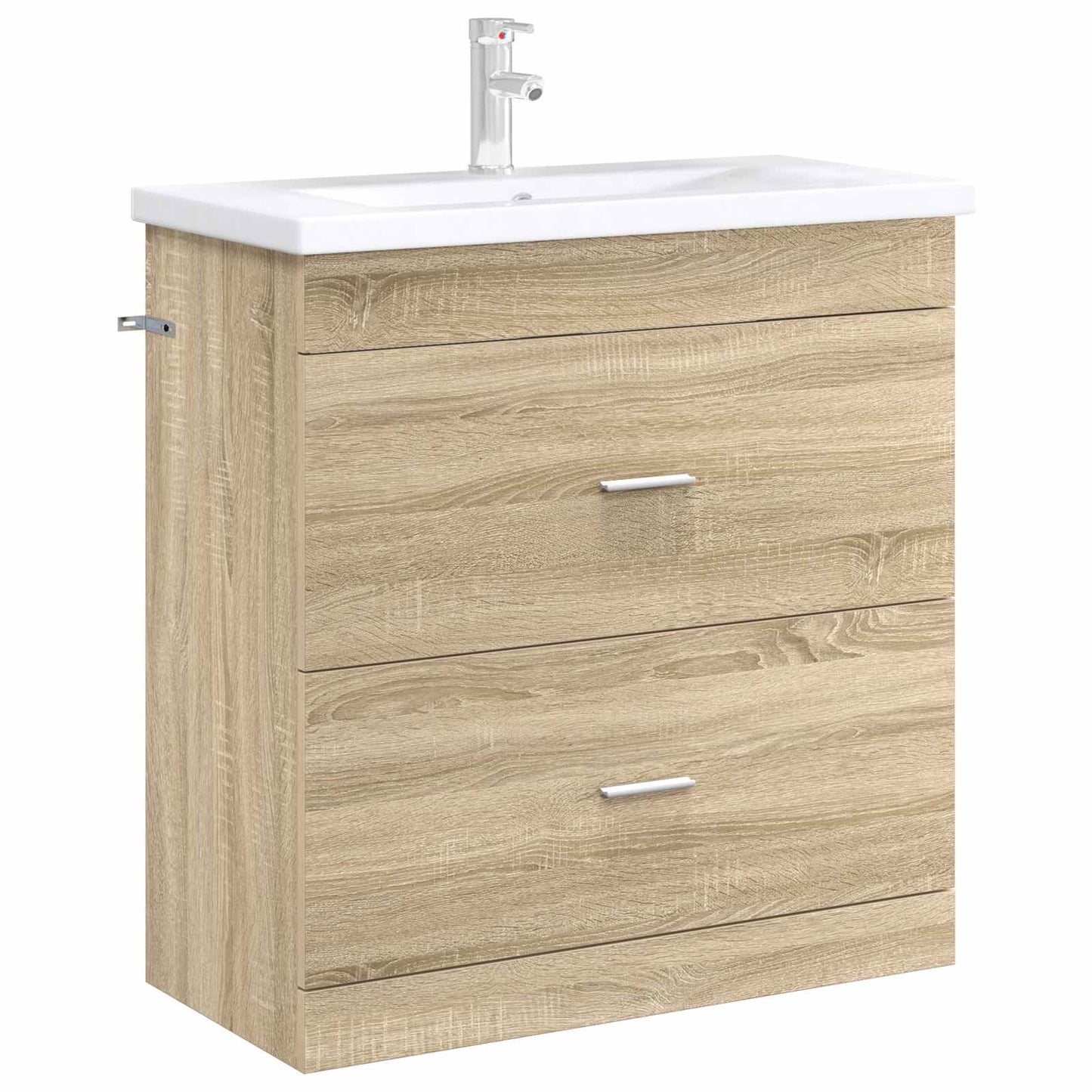 vidaXL Bathroom Under Sink Cabinet Sonoma Oak 78.5 x 37.5 x 81 cm