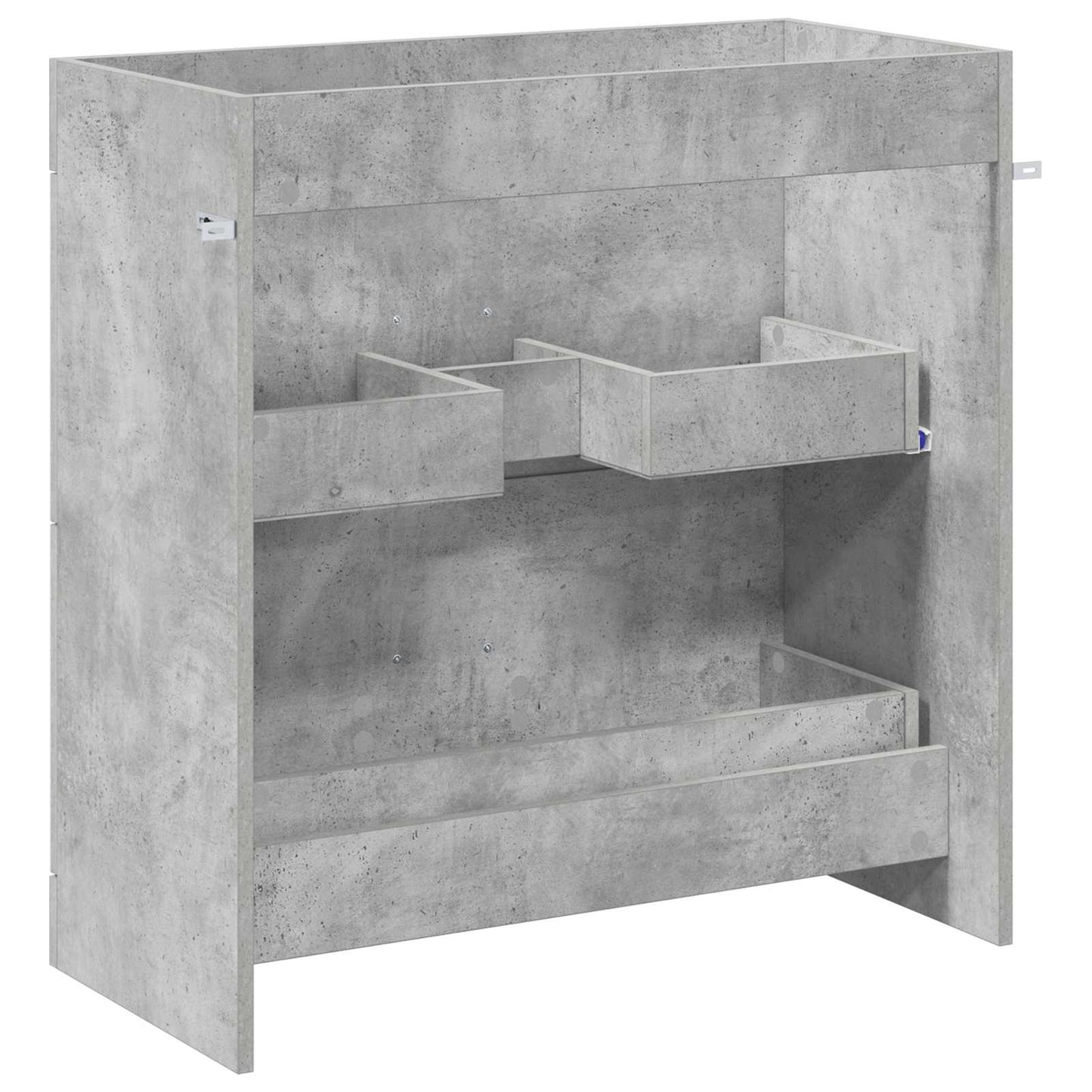 vidaXL Bathroom Under Sink Cabinet Concrete Grey 78.5 x 37.5 x 81 cm