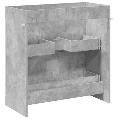 vidaXL Bathroom Under Sink Cabinet Concrete Grey 78.5 x 37.5 x 81 cm