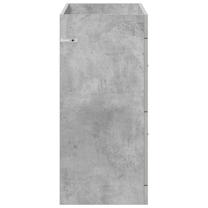 vidaXL Bathroom Under Sink Cabinet Concrete Grey 78.5 x 37.5 x 81 cm