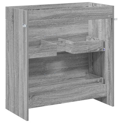 vidaXL Bathroom Under Sink Cabinet Grey Sonoma 78.5 x 37.5 x 81 cm