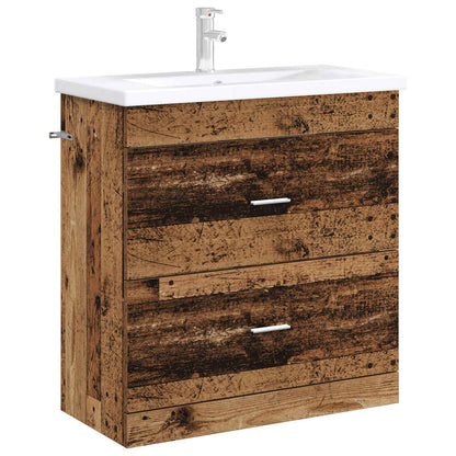vidaXL Bathroom Under Sink Cabinet Old Wood 78.5 x 37.5 x 81 cm