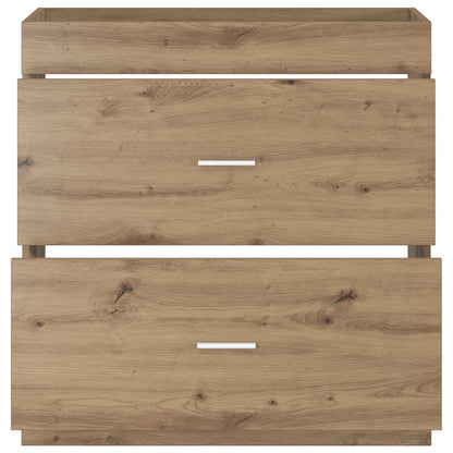 vidaXL Bathroom Under Sink Cabinet Artisan Oak 78.5 x 37.5 x 81 cm