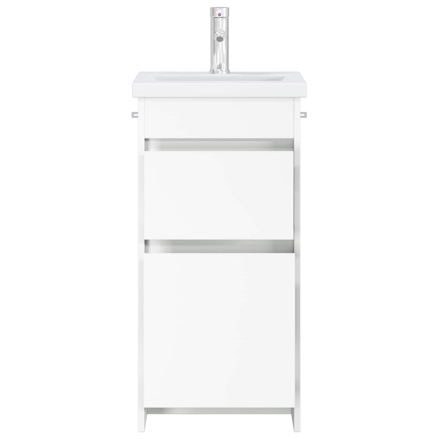 vidaXL Bathroom Vanity with Sink White 42 x 40 x 84.5 cm
