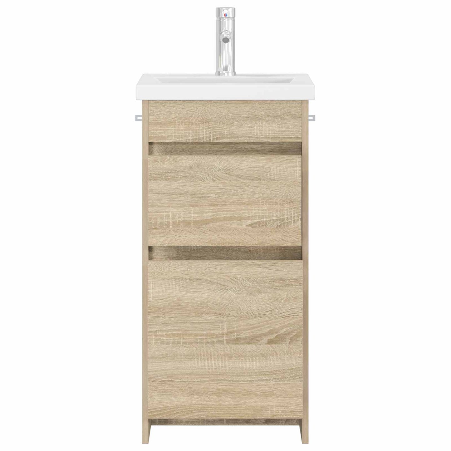 vidaXL Bathroom Vanity with Sink Sonoma Oak 42 x 40 x 84.5 cm