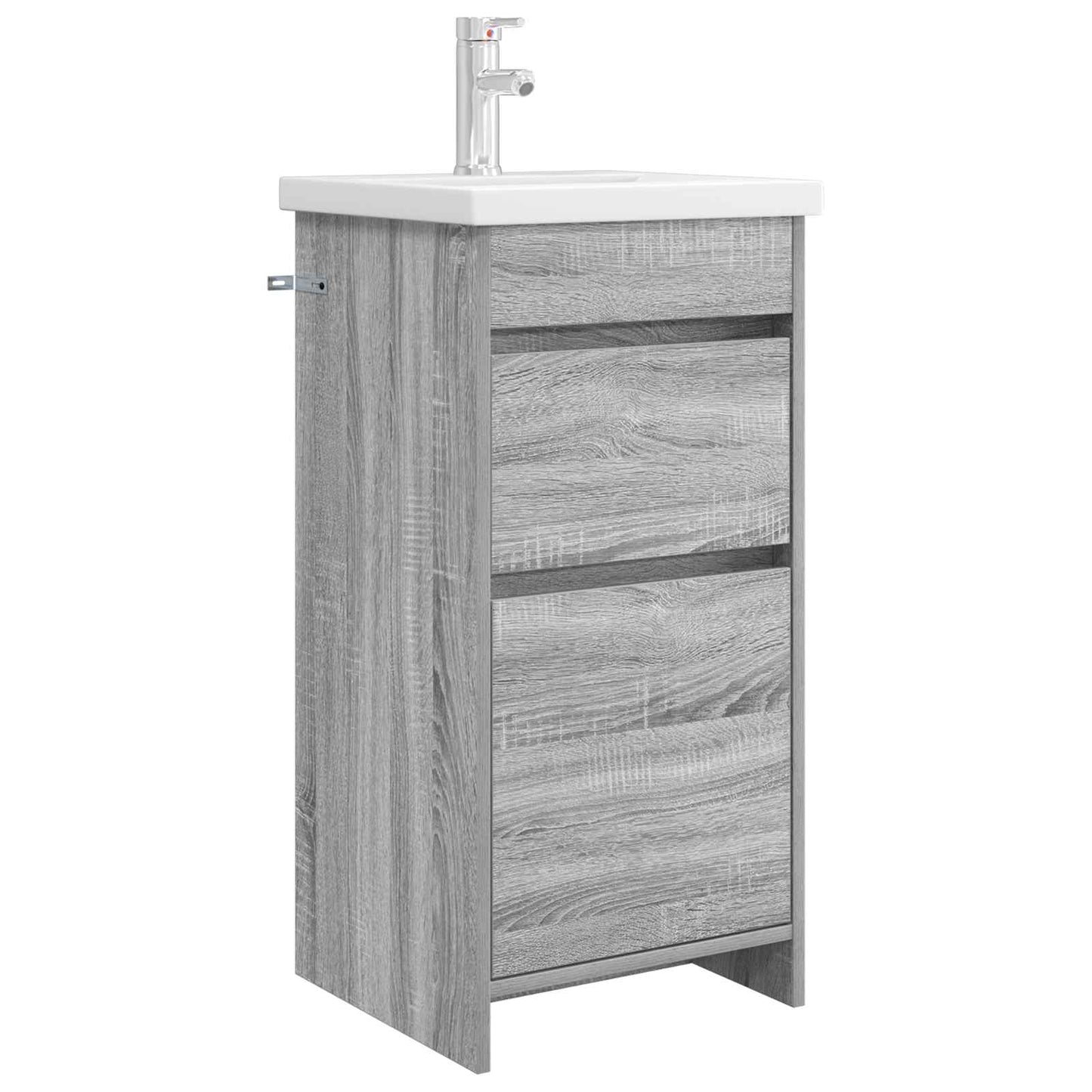 vidaXL Bathroom Vanity with Sink Grey Sonoma 42 x 40 x 84.5 cm