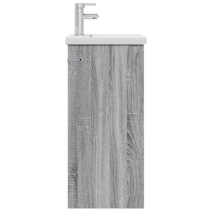 vidaXL Bathroom Vanity with Sink Grey Sonoma 42 x 40 x 84.5 cm