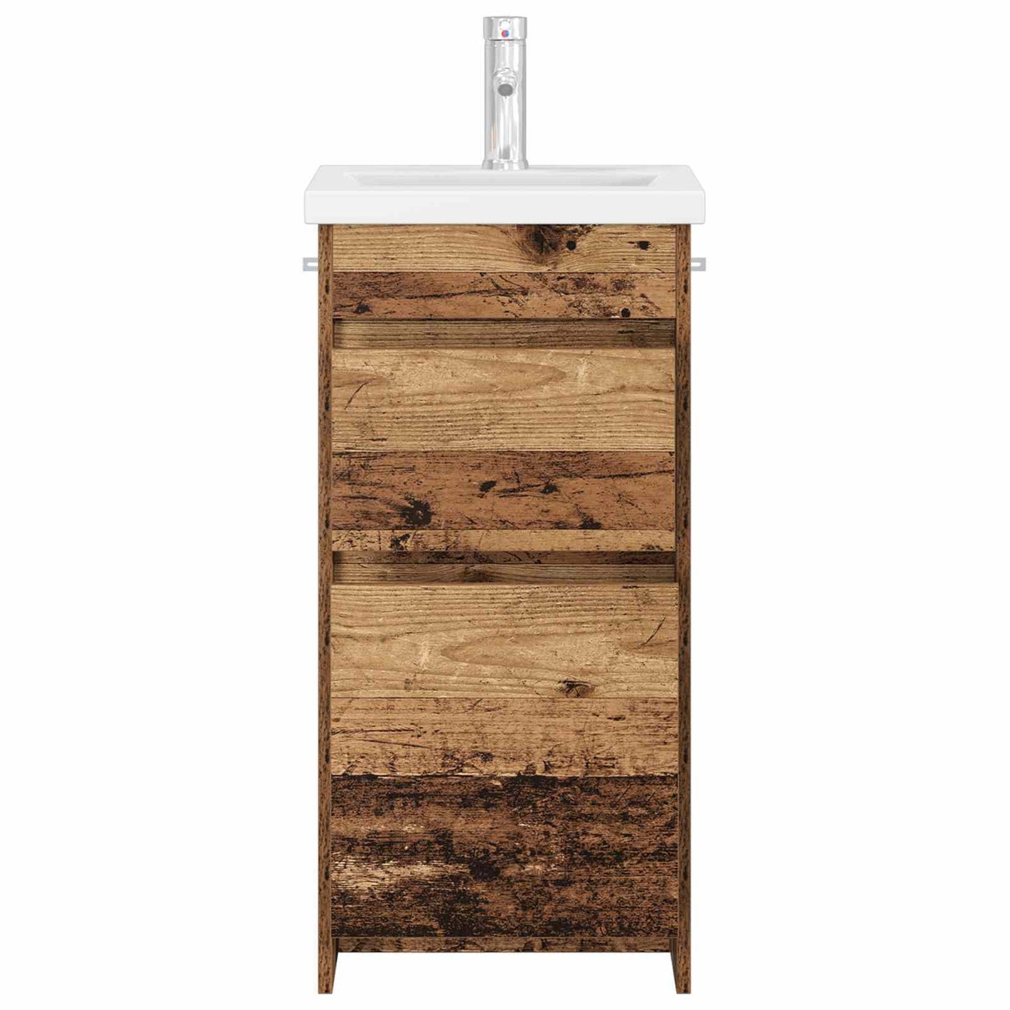 vidaXL Bathroom Vanity with Sink Old Wood 42 x 40 x 84.5 cm