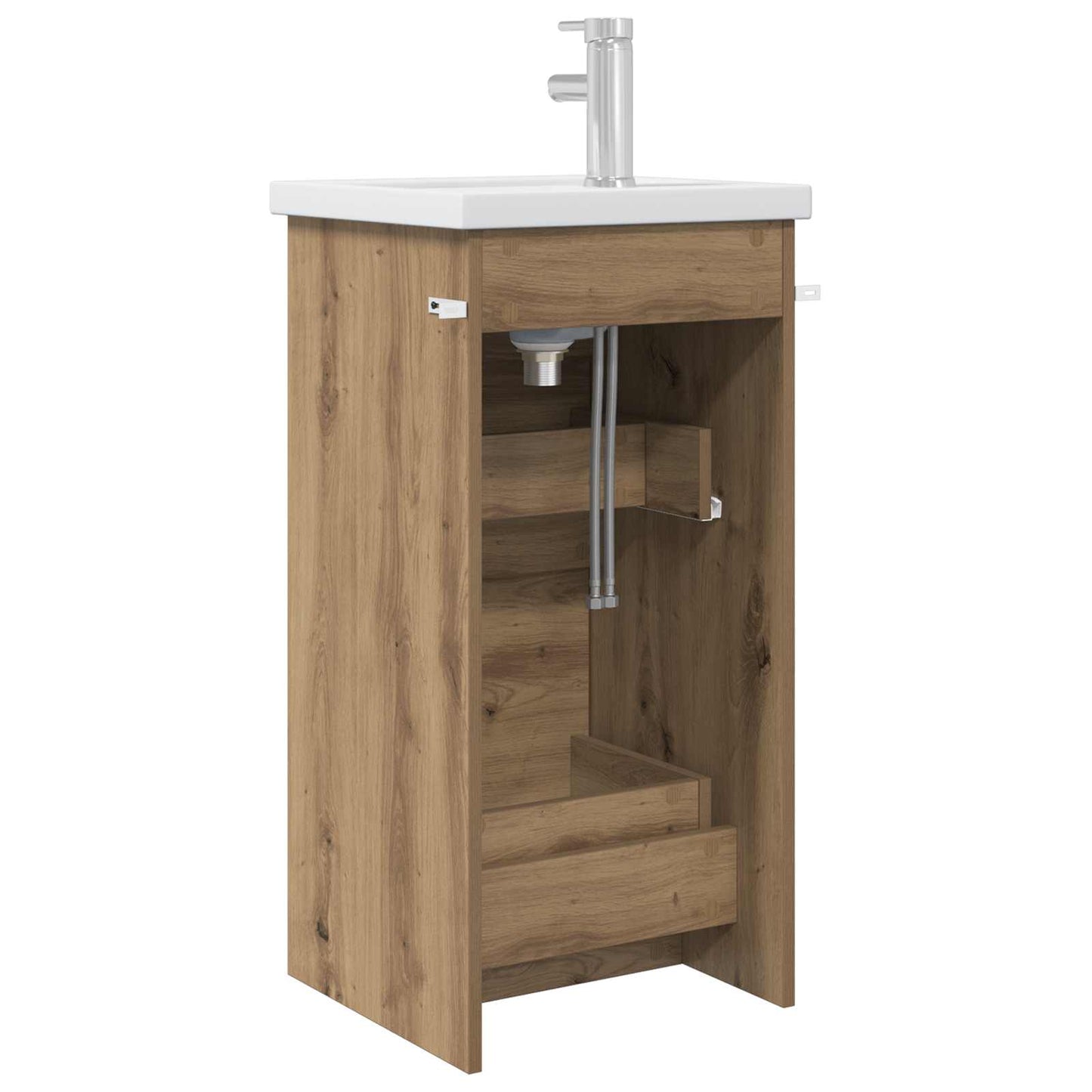vidaXL Bathroom Vanity with Sink Artisan Oak 42 x 40 x 84.5 cm