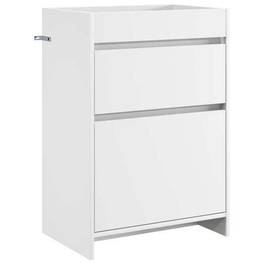 vidaXL Bathroom Under Sink Cabinet White 56 x 37.5 x 81 cm