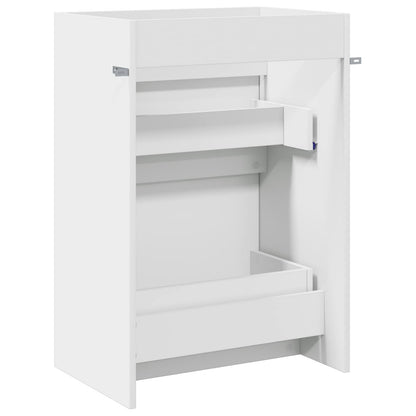 vidaXL Bathroom Under Sink Cabinet White 56 x 37.5 x 81 cm