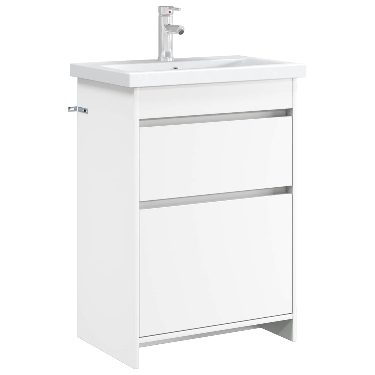 vidaXL Bathroom Under Sink Cabinet White 56 x 37.5 x 81 cm
