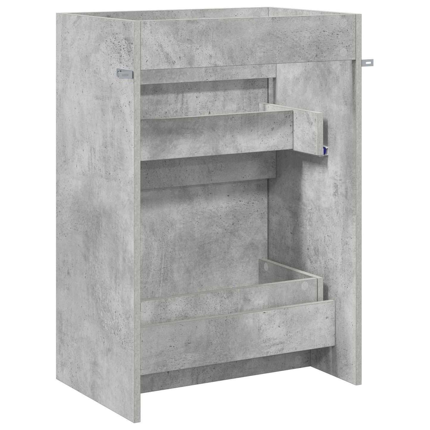 vidaXL Bathroom Under Sink Cabinet Concrete Grey 56 x 37.5 x 81 cm