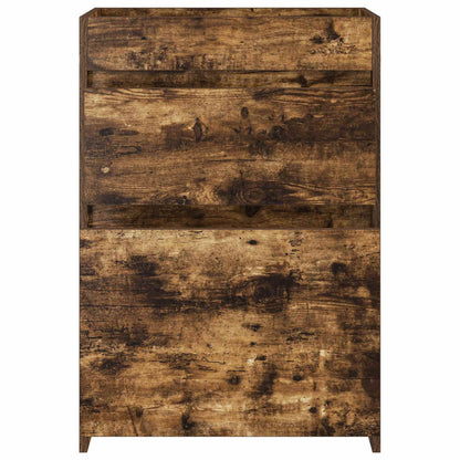 vidaXL Bathroom Under Sink Cabinet Smoked Oak 56 x 37.5 x 81 cm
