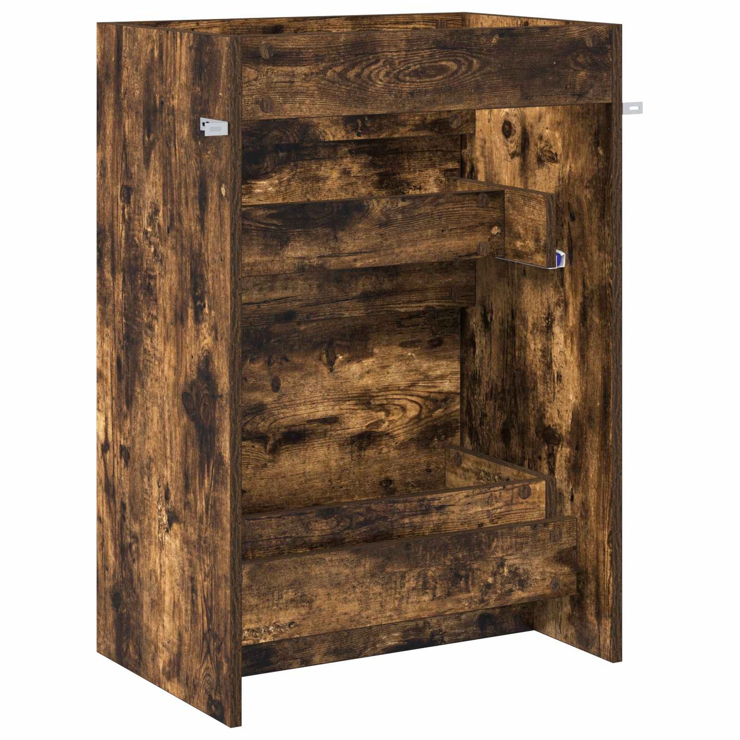 vidaXL Bathroom Under Sink Cabinet Smoked Oak 56 x 37.5 x 81 cm