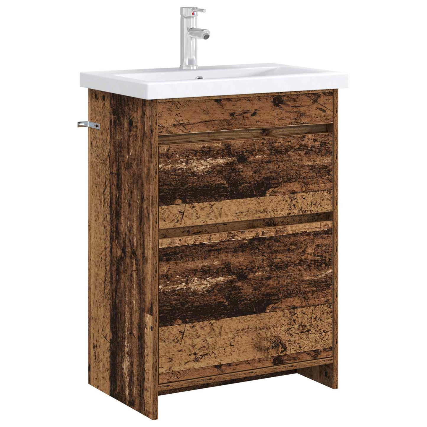 vidaXL Bathroom Under Sink Cabinet Old Wood 56 x 37.5 x 81 cm