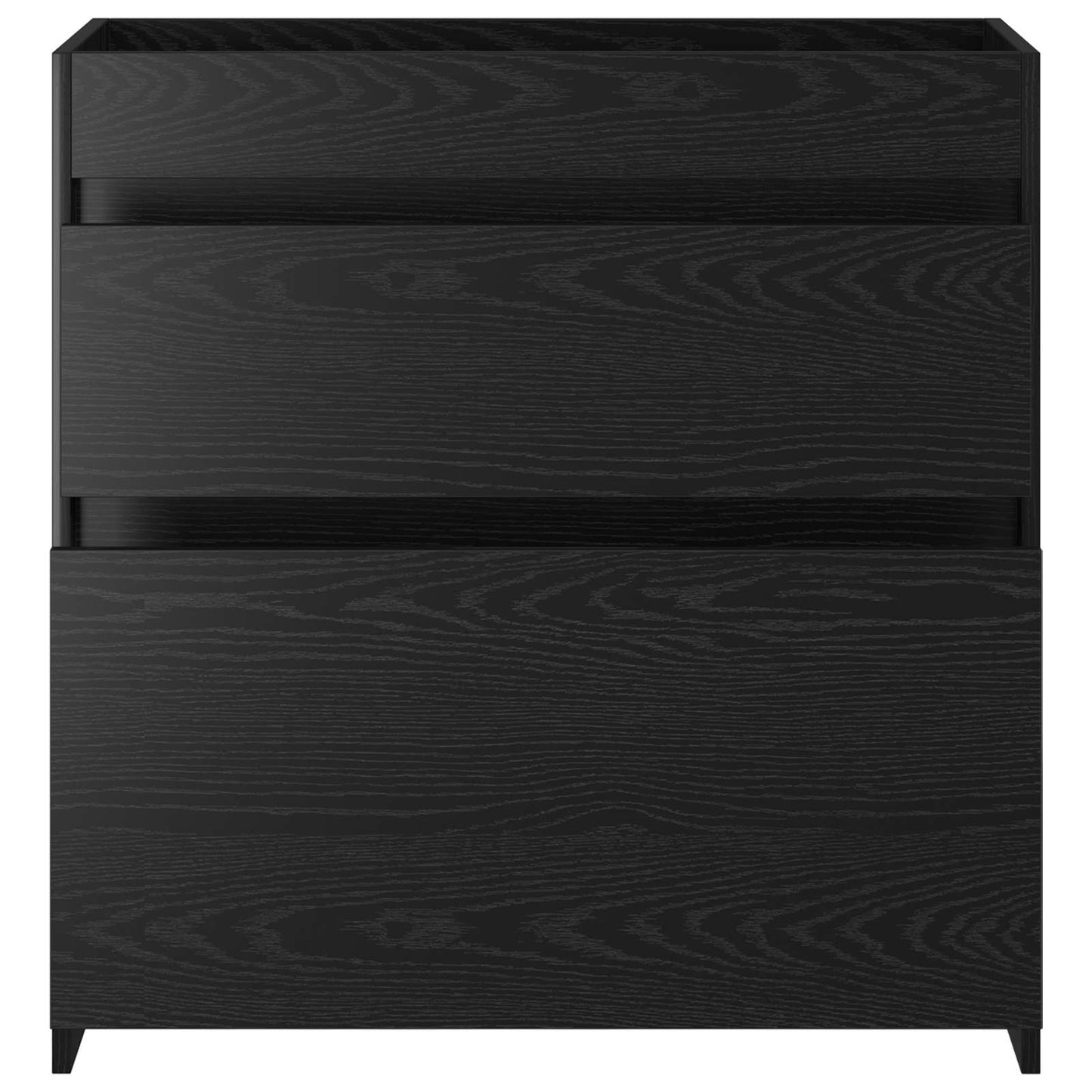 vidaXL Bathroom Under Sink Cabinet Black Oak 78.5 x 37.5 x 81 cm