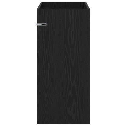 vidaXL Bathroom Under Sink Cabinet Black Oak 78.5 x 37.5 x 81 cm