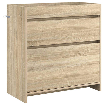 vidaXL Bathroom Under Sink Cabinet Sonoma Oak 78.5 x 37.5 x 81 cm