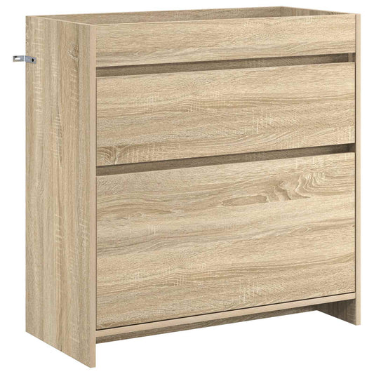 vidaXL Bathroom Under Sink Cabinet Sonoma Oak 78.5 x 37.5 x 81 cm