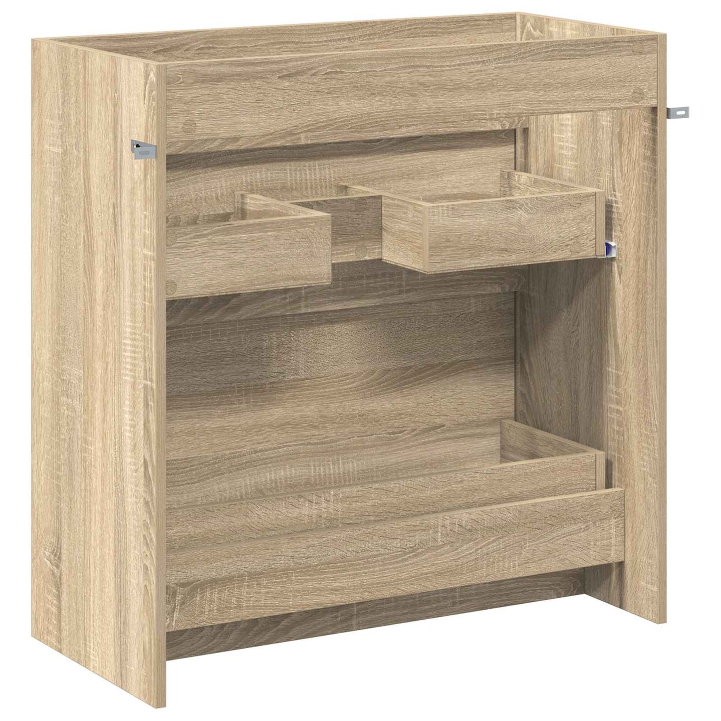 vidaXL Bathroom Under Sink Cabinet Sonoma Oak 78.5 x 37.5 x 81 cm