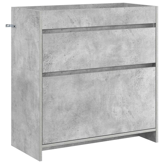 vidaXL Bathroom Under Sink Cabinet Concrete Grey 78.5 x 37.5 x 81 cm