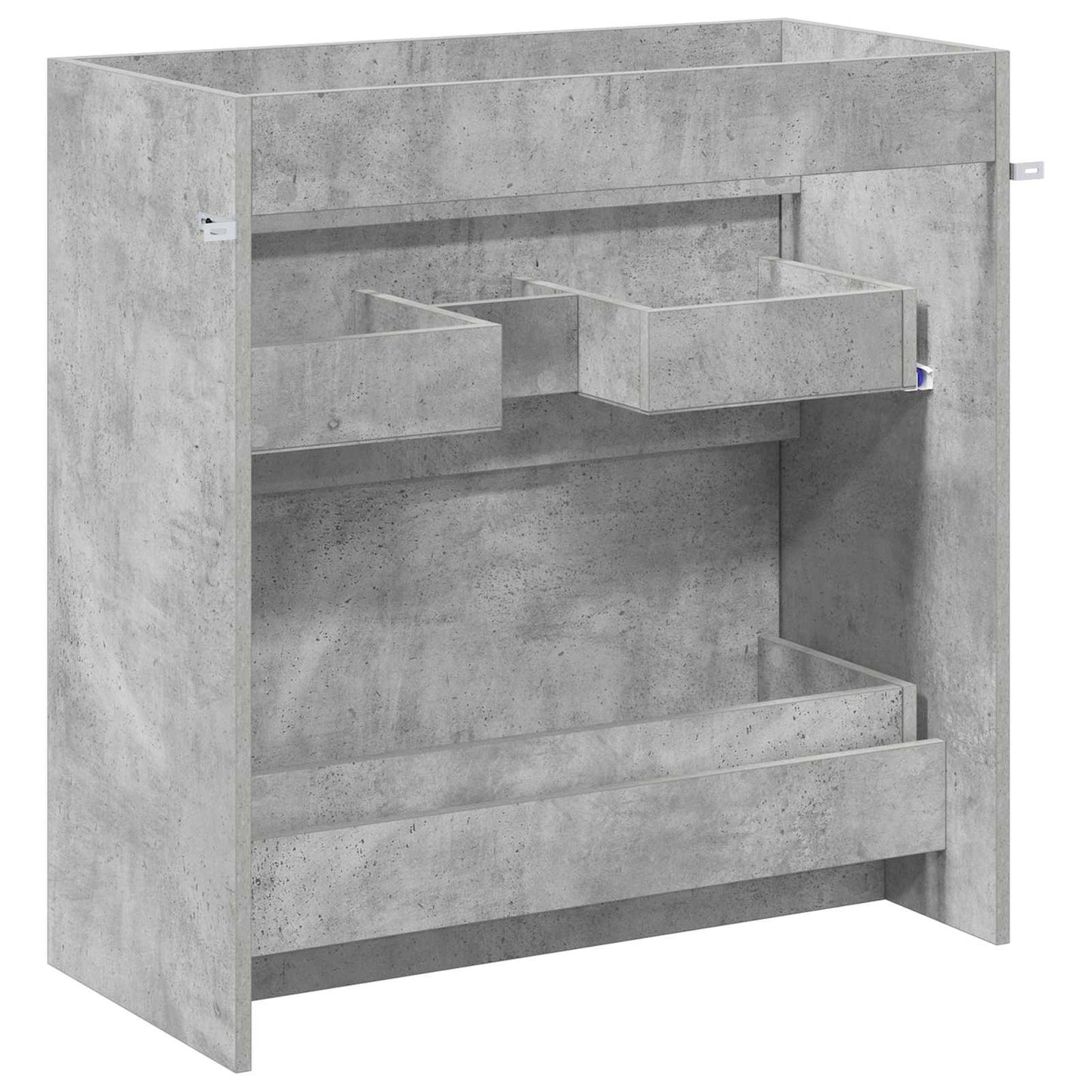 vidaXL Bathroom Under Sink Cabinet Concrete Grey 78.5 x 37.5 x 81 cm