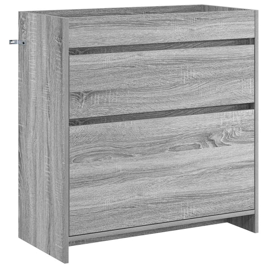 vidaXL Bathroom Under Sink Cabinet Grey Sonoma 78.5 x 37.5 x 81 cm