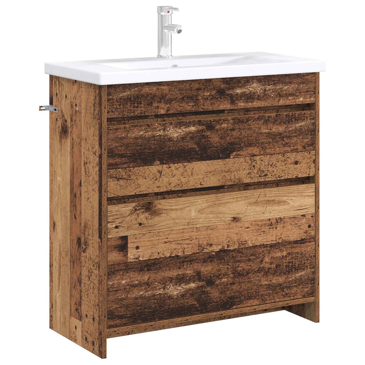 vidaXL Bathroom Under Sink Cabinet Old Wood 78.5 x 37.5 x 81 cm