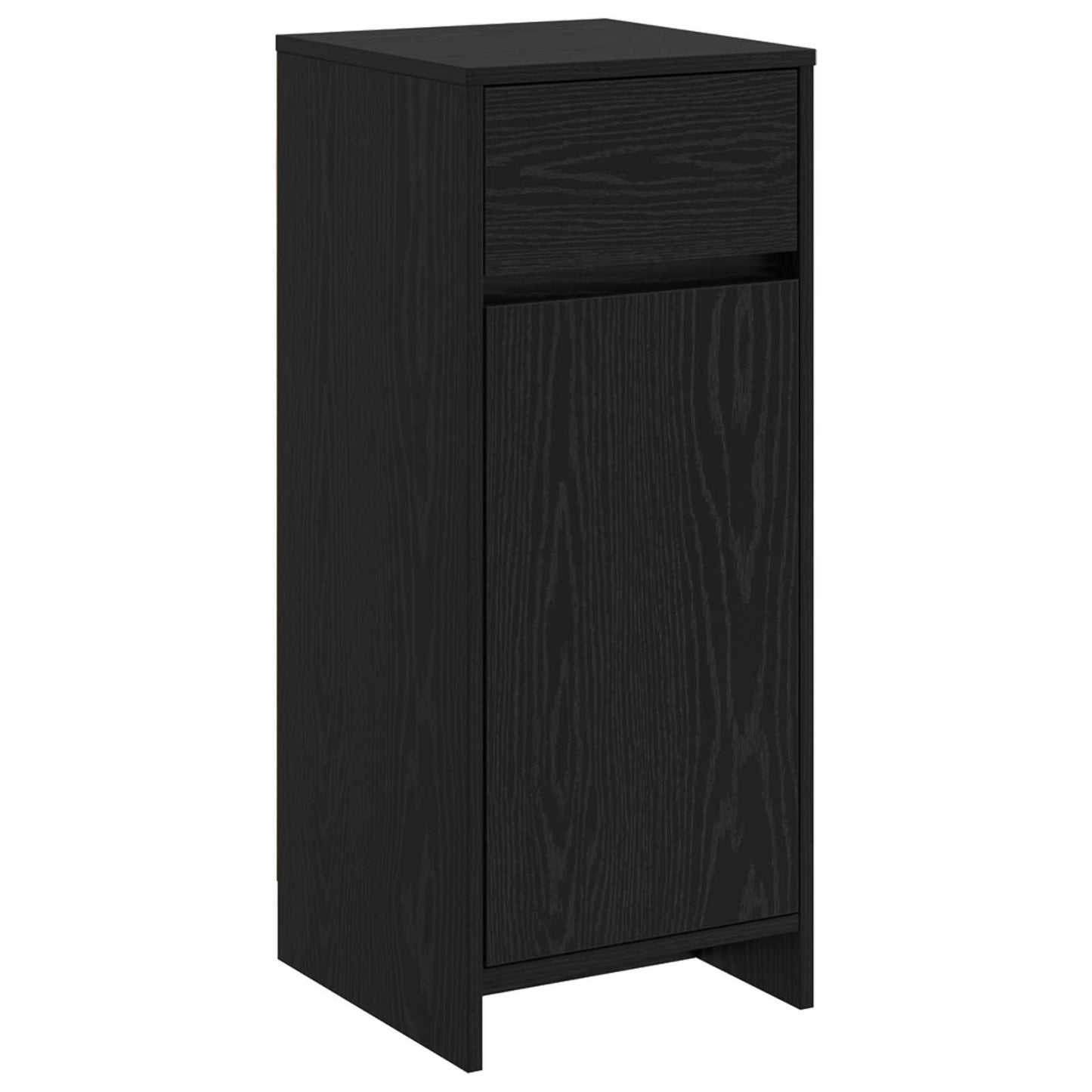 vidaXL Bathroom Cabinet Black Oak 35 x 36.5 x 85 cm Engineered Wood