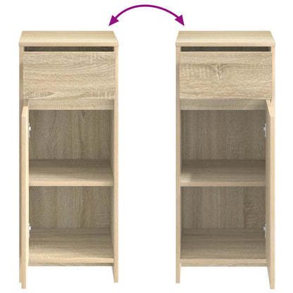 vidaXL Bathroom Cabinet Sonoma Oak 35 x 36.5 x 85 cm Engineered Wood