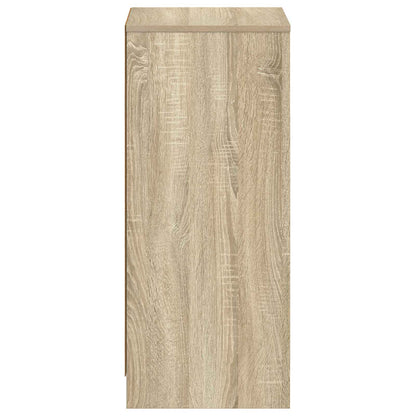 vidaXL Bathroom Cabinet Sonoma Oak 35 x 36.5 x 85 cm Engineered Wood