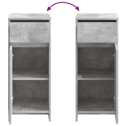 vidaXL Bathroom Cabinet Concrete Grey 35 x 36.5 x 85 cm