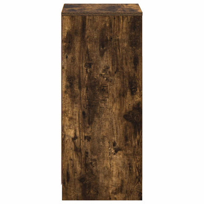 vidaXL Bathroom Cabinet Smoked Oak 35 x 36.5 x 85 cm Engineered Wood