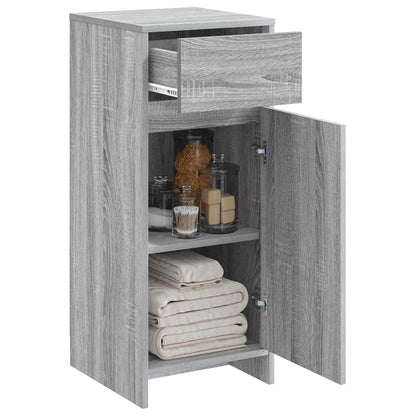 vidaXL Bathroom Cabinet Grey Sonoma 35 x 36.5 x 85 cm Engineered Wood