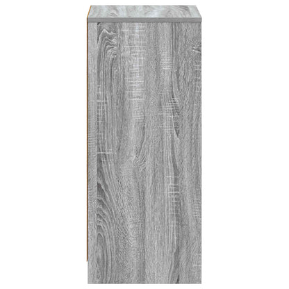 vidaXL Bathroom Cabinet Grey Sonoma 35 x 36.5 x 85 cm Engineered Wood