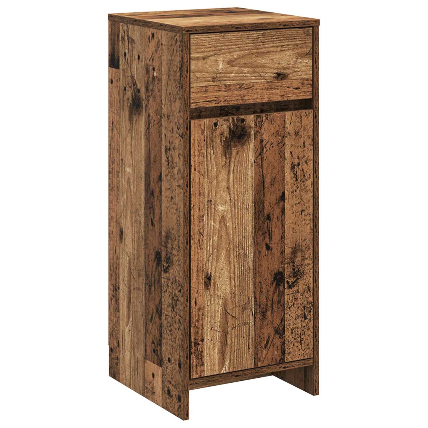 vidaXL Bathroom Cabinet Old Wood 35 x 36.5 x 85 cm Engineered Wood