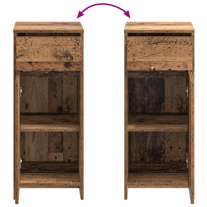 vidaXL Bathroom Cabinet Old Wood 35 x 36.5 x 85 cm Engineered Wood