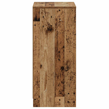 vidaXL Bathroom Cabinet Old Wood 35 x 36.5 x 85 cm Engineered Wood