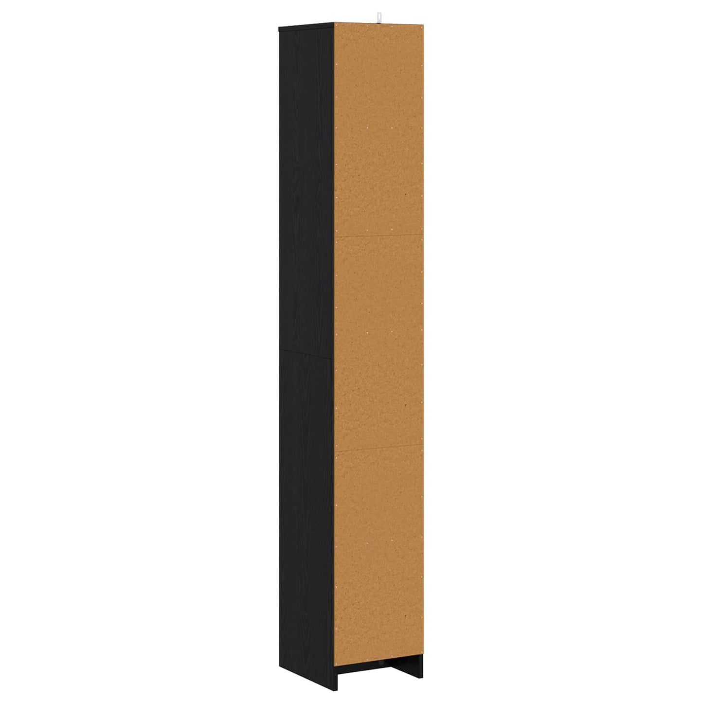 vidaXL Bathroom Cabinet Black Oak 30 x 33 x 190 cm Engineered Wood