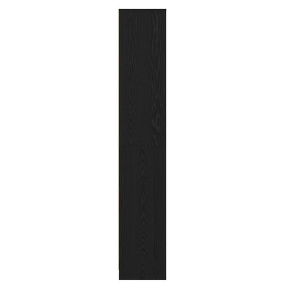 vidaXL Bathroom Cabinet Black Oak 30 x 33 x 190 cm Engineered Wood