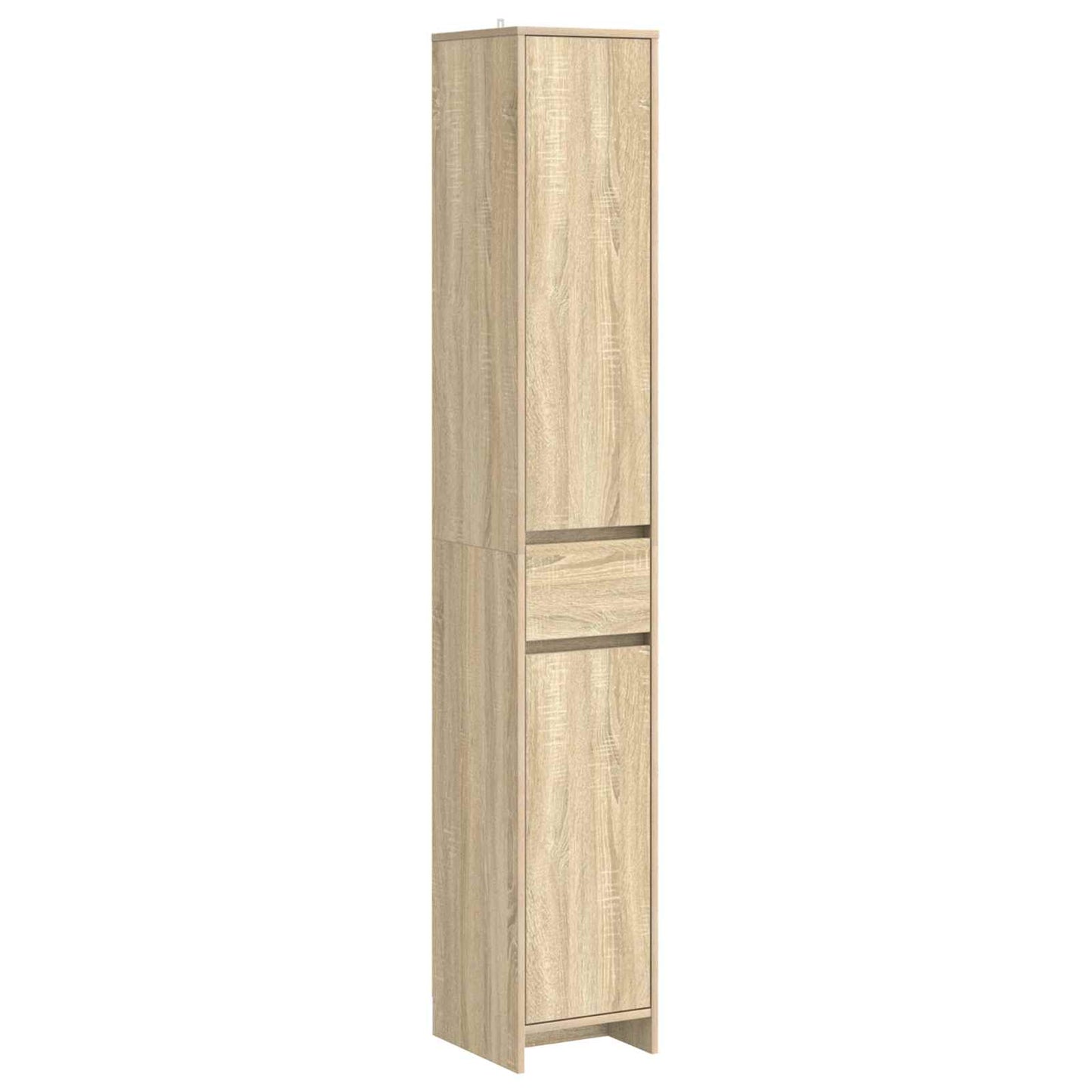 vidaXL Bathroom Cabinet Sonoma Oak 30 x 33 x 190 cm Engineered Wood