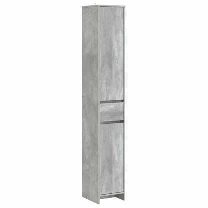 vidaXL Bathroom Cabinet Concrete Grey 30 x 33 x 190 cm Engineered Wood