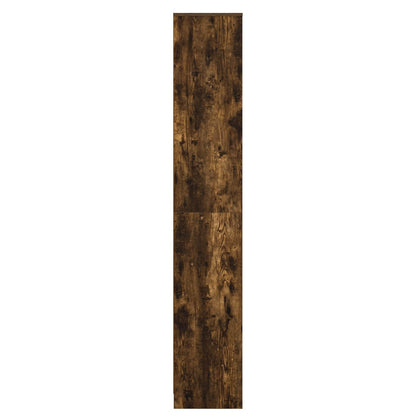 vidaXL Bathroom Cabinet Smoked Oak 30 x 33 x 190 cm Engineered Wood