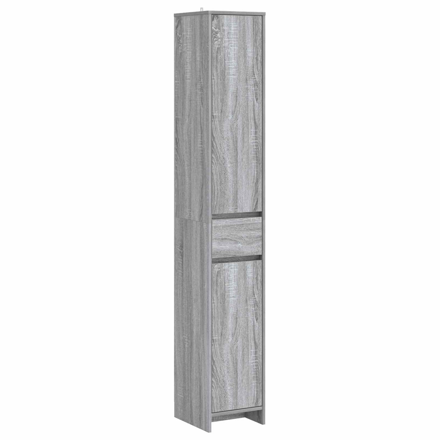 vidaXL Bathroom Cabinet Grey Sonoma 30 x 33 x 190 cm Engineered Wood