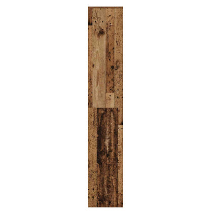 vidaXL Bathroom Cabinet Old Wood 30 x 33 x 190 cm Engineered Wood