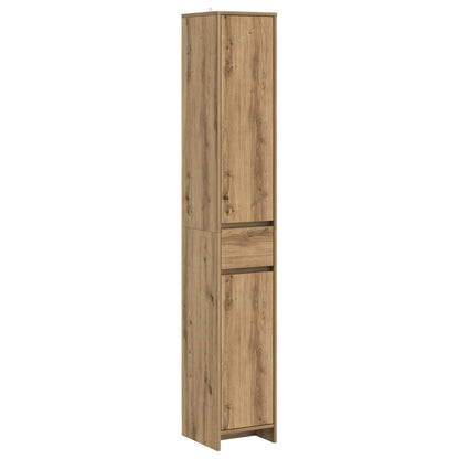 vidaXL Bathroom Cabinet Artisan Oak 30 x 33 x 190 cm Engineered Wood