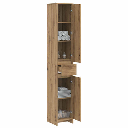 vidaXL Bathroom Cabinet Artisan Oak 30 x 33 x 190 cm Engineered Wood